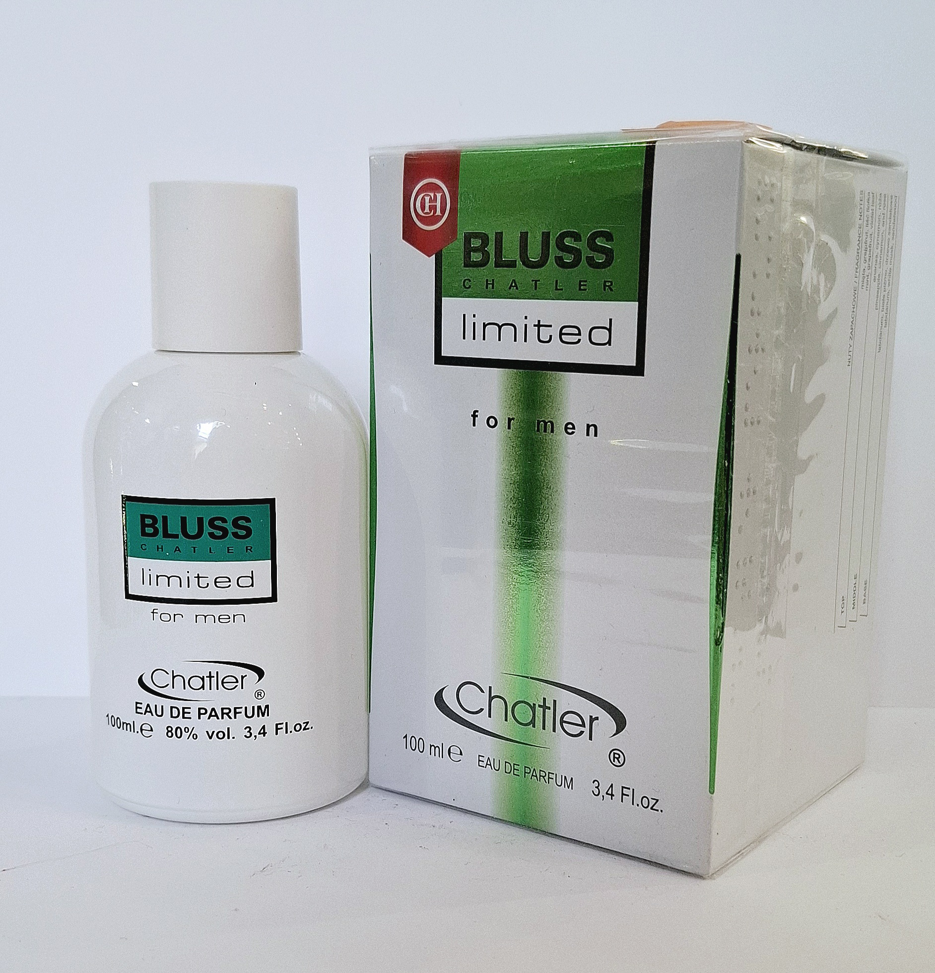 BLUSS LIMITED Chatler Woda perfumowana męska 100ml